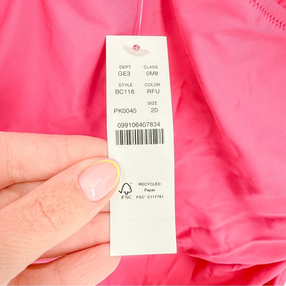 Vibrant Pink One-Piece Swimsuit - Picture 4 of 6